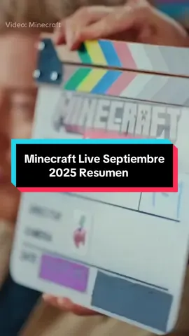 Pues sí, hasta aquí mi reporte Steve #Minecraft #xbox #videojuegos Resumen Minecraft Live Septiembre 2025