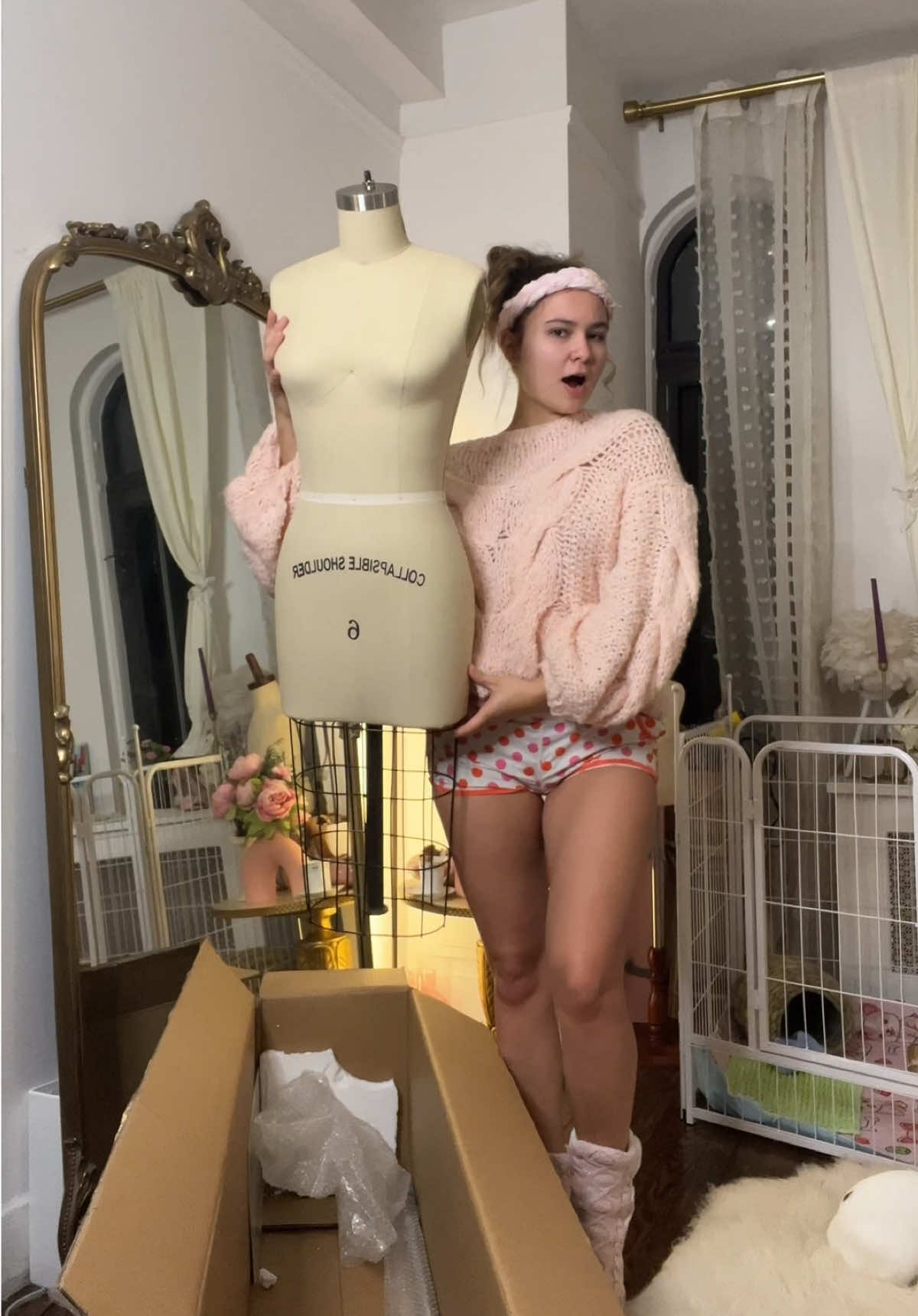 ok now i’m locked in forever bc i spent almost $500 on this mannequin #fashionista 