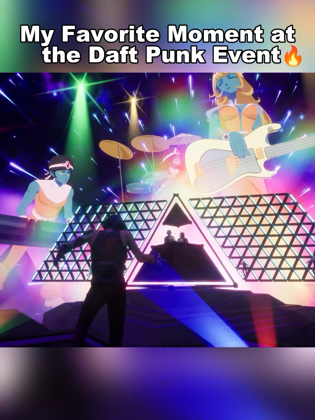 I actually had some fun with the event. #fortnite #GamingOnTikTok #gaming #fyp #fortniteevent #fortniteclips #fortnitedaftpunk #daftpunk #fortniteliveevent 