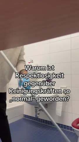 Wird die wichtigste Arbeit wirklich am wenigsten geschätzt? #fy #fyp #respect #alltagshelden #realtalk 