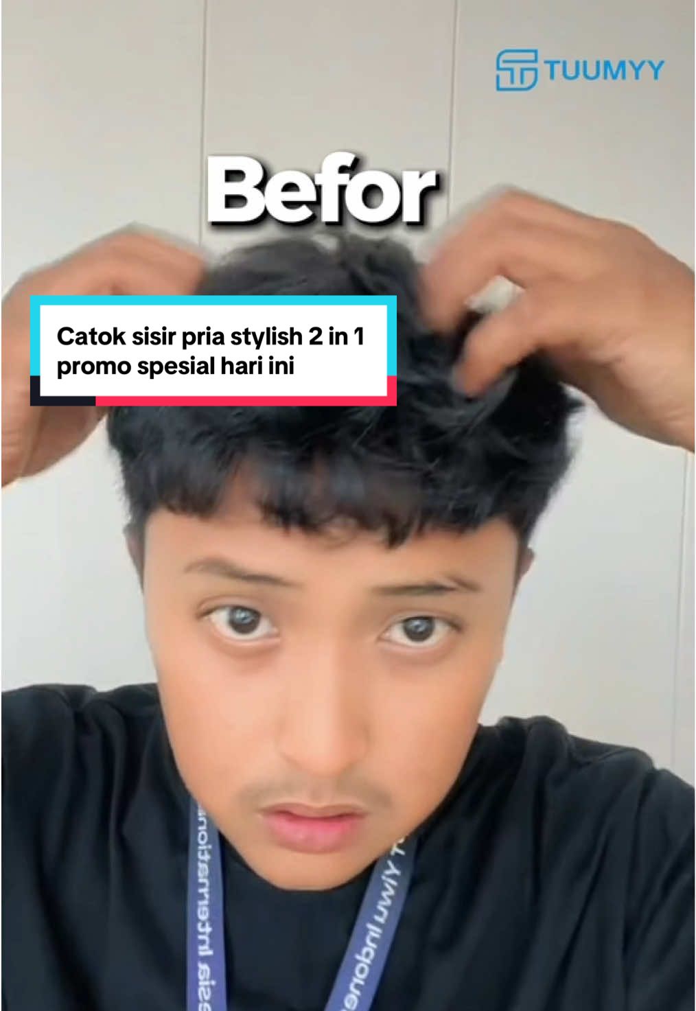 Catok sisir pria stylish 2 in 1 promo spesial hari ini#tuumyyindonesia#catokrambutpria#catokanviral#catokrambutmurah#fyp 