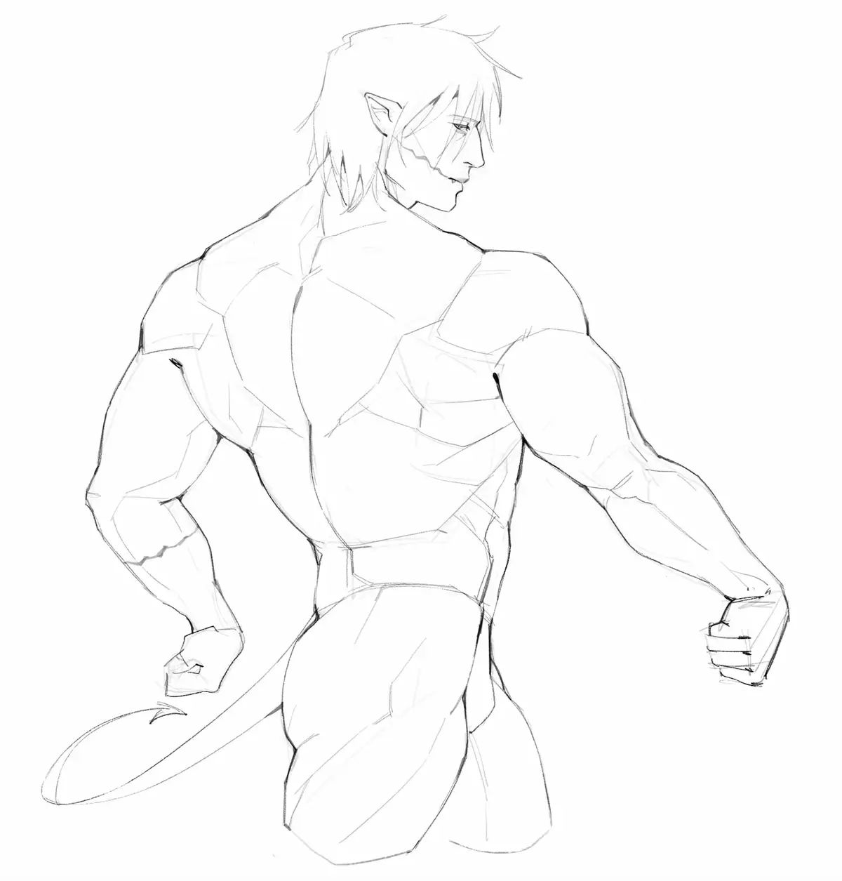 @Zanaᥫ᭡  Oc- ZOMBO  #digitalart #anatmy 