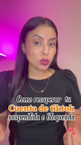 Como recuperar tu cuenta de tiktok  como recuperar una cuenta suspendida o bloqueada en tiktok #creadoresdecontenido #tiktoktips #cuenta #AprendeEnTikTok #latinosenusa 