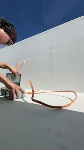 Setting some disconnects 🕴️#addysworkweek #womenelectrician #fyp 