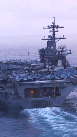 U.S. Navy flight operations on aircraft carrier #navy #aircraftcarrier #macarena #macarenaslowed #navylife 