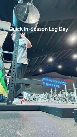 In-Season Leg day, let me know if you want to see more workouts! 🧘‍♂️ #fyp #xyzbca #football #gym #legday 