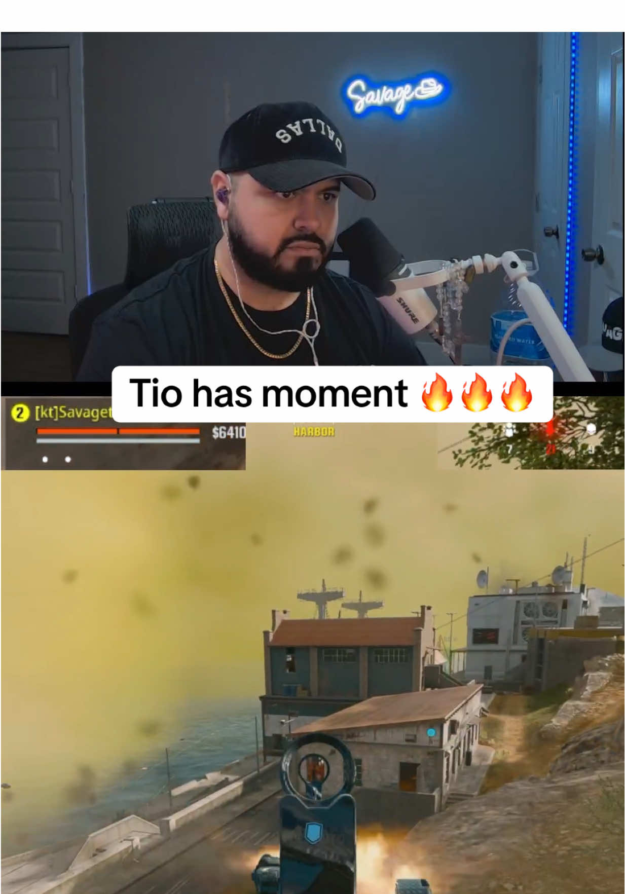 Tio has a little movement 🔥🔥#savage #fyp #callofdutywarzone #texas 