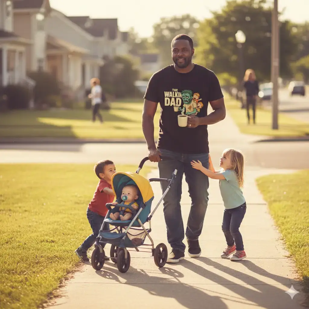 “Parenting is basically a zombie apocalypse every morning… ☕👶 The Walking Dad tee is finally here. Limited stock — snag yours before they vanish 👉 [your store linkhttps://grimdivision.store/products/the-walking-dad-unisex-garment-dyed-heavyweight-t-shirt?utm_campaign=share_orders&utm_content=android&utm_medium=product-links] Tag a dad who deserves one! 🧟‍♂️👨‍👧‍👦 #GrimDivision #share #nonfollowers #dad #dadsoftiktok 