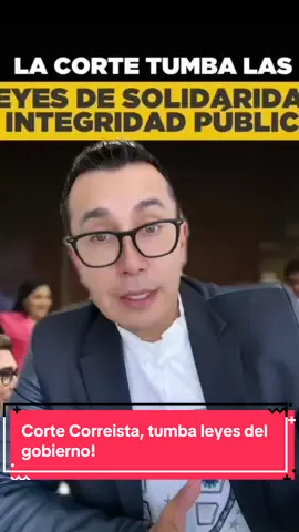 🙃 La Corte Constitucional otra vez en la mira… Declaró la inconstitucionalidad de varias leyes del gobierno y claro, ya todos gritan: “¡Corte Correista” 🤦‍♂️ Spoiler: no, no es amor por Correa, son razones jurídicas y técnicas… pero ya sabemos que eso nunca hace ruido en redes. ⚖️ #Cor#CorteConstitucionalc#Inconstitucionalidadu#Ecuadorr#SarcasmoJurídiconryCaliz