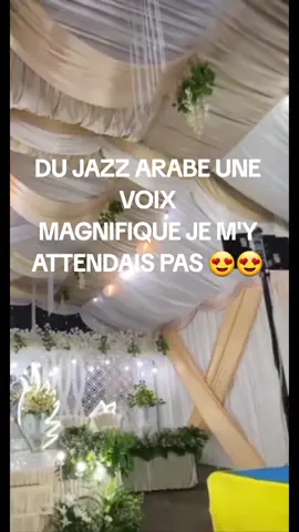 DU JAZZ ARABE UNE VOIX MAGNIFIQUE JE M'Y ATTENDAIS PAS 🥰🥰🥰
