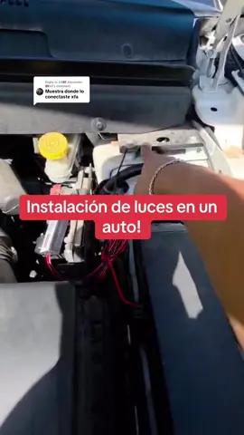 Replying to @🇬🇹🇺🇸 Alexander 🇺🇸🇬🇹 instalación de luces en un auto! #lights #car 