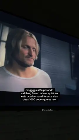 hajajsjsjs siempre me dice mi papá: otra vez esaaa?? y yo le sigo que sí pq capaz y ahí no muere cinna o algo cambia😭  #hungergames #catchingfire #juegosdelhambre #haymitchabernathy #fyp 