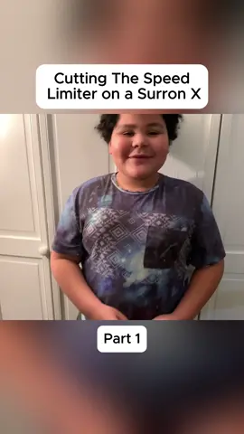 Cutting The Speed Limiter on a Surron X