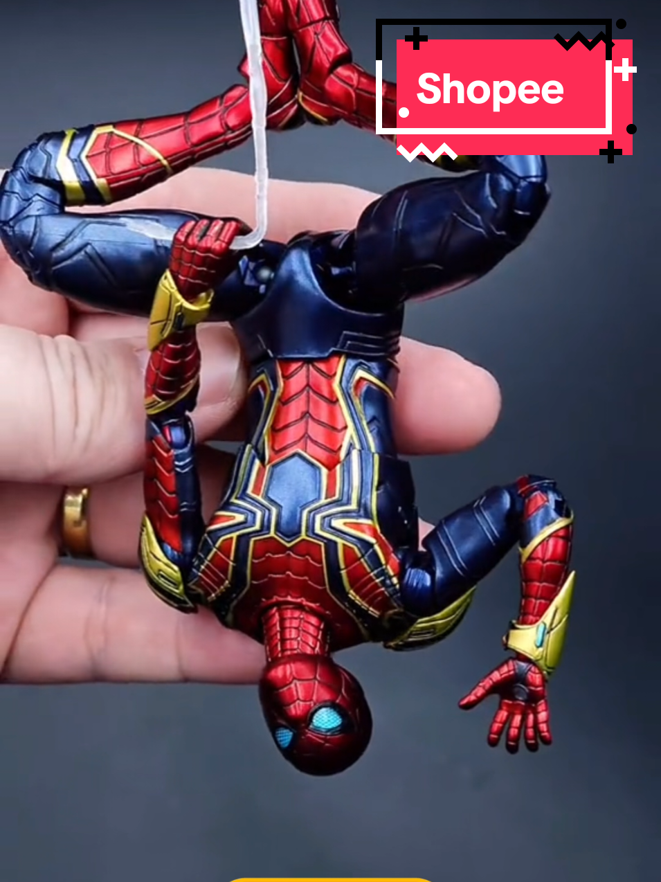 Boneco Homem aranha com garras. Tem na shoppe 🤩. Ótima opção para presentear. AYZ-GPC-QPA #acheinashopee #homemaranha #criança #diversao 