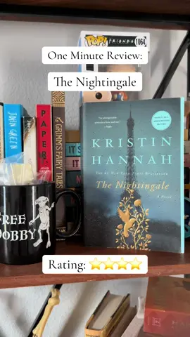 My One Minute Review: The Nightingale. ⭐️⭐️⭐️⭐️ #BookTok #books #bookrecommendations #thenightingale #fyp