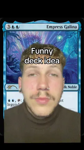 I think this is one of the funnyest deck ideas !💧 #mtgcommunity #manaforge #mtgcommander #wizardsofthecoast #MagicTheGathering 