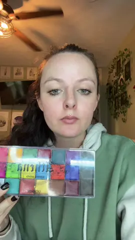 Perfect for Halloween #mua #swatches #athenapaintingpalette #ucanbe #fyp 