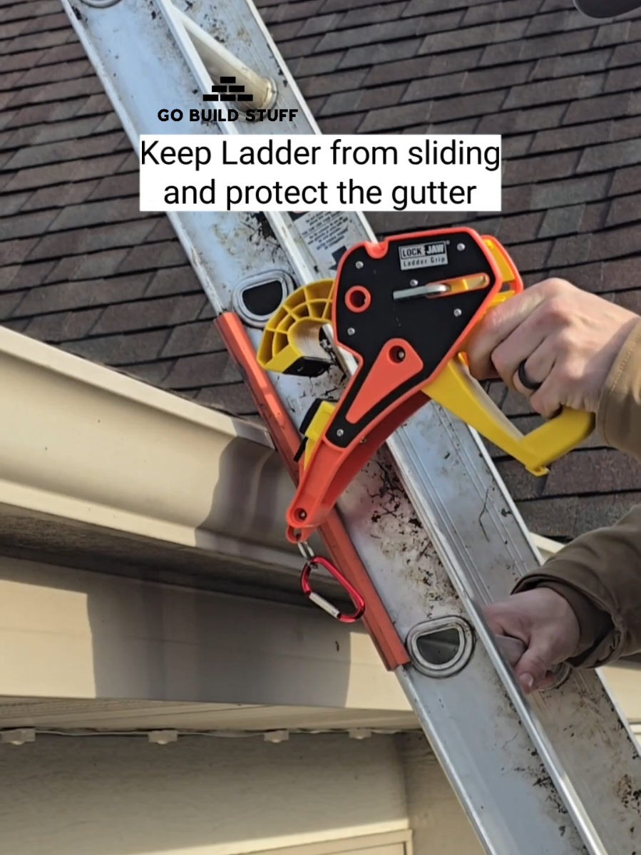 2 cool ladder accessories #ladder #lockjawladdergrip #ladderbodyguard 