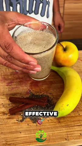 Mix chia seeds with banana and apple !  #recipes #naturalremedies #weightloss #burnfat #fyp 