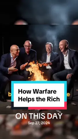 #onthisday How war helps the rich… #letsmakethempay #warfare #eattherich #capitalism 