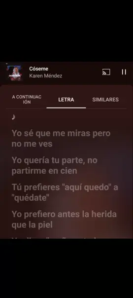 Solo dime cuándo, no me digas donde miraremos juntos el mismo horizonte🥀 #coseme #karenmendez #beret #cover #musica 
