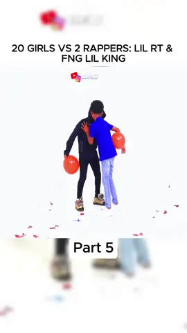 20 GIRLS VS 2 RAPPERS LIL RT & FNG LIL KING