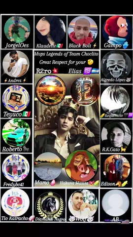 Mvps Leyendas de Team Choclito🫡🫂@Cañita💛🌽 @Cañita🌽💛  #cañita #teamchoclito🌽🌽 #mvps #cañita7w7 #teamchoclitos🌽💛🌽💛🌽 