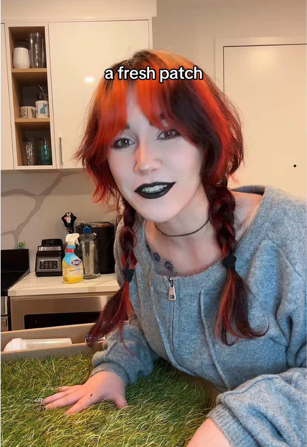 Update: I still haven’t left my house but I have grass now👍 | use code “Swaggy” @G FUEL Energy #gfuel #gfuelpartner #gfuelenergy #touchgrass 