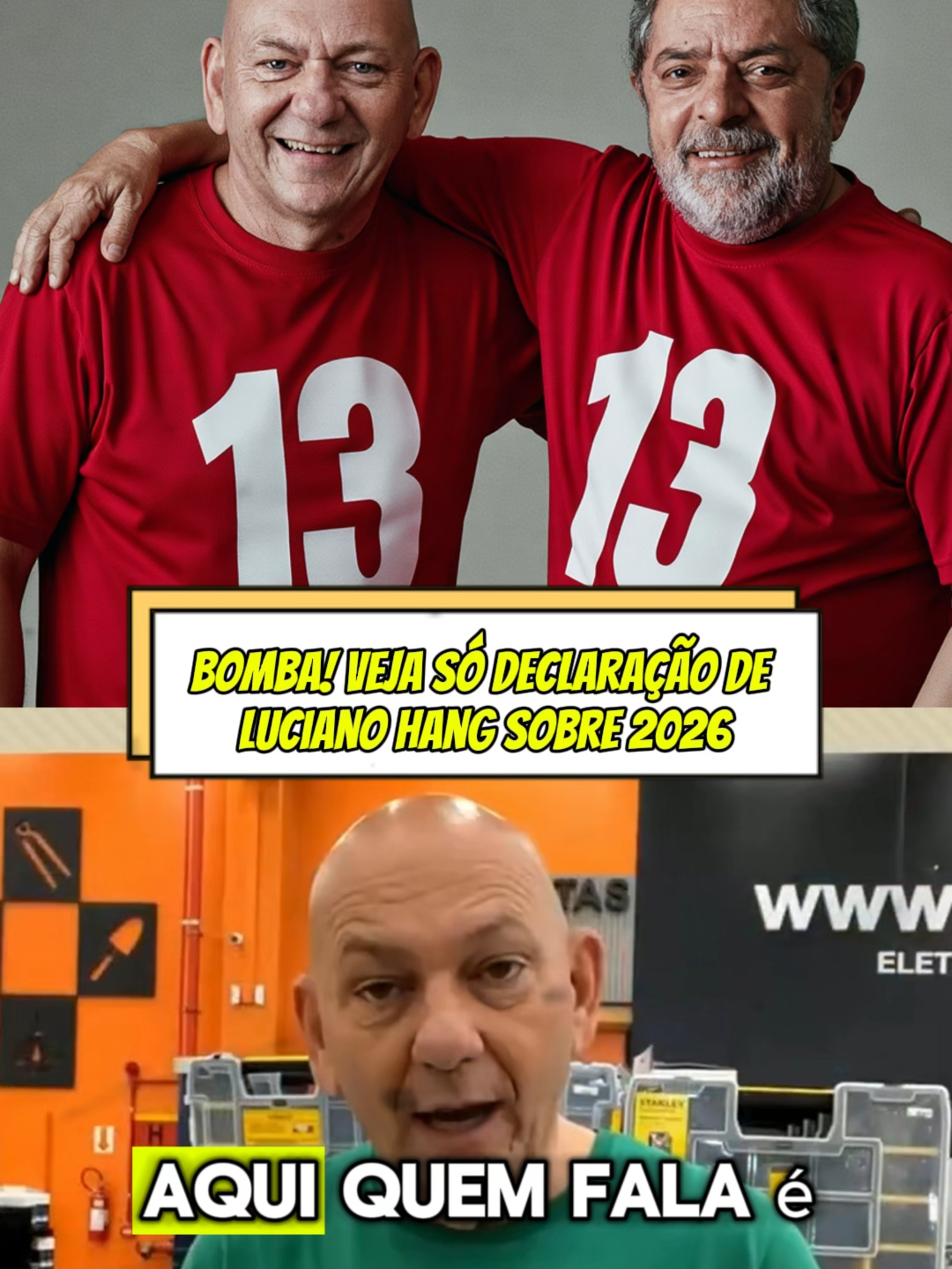 BOMBA! Veja só declaração forte do véio da havan sobre 2026 e ajude nosso presidente #lula #lulapresidente #13 #pt #esquerda #esquerdabrasil #lucianohang #lula2026