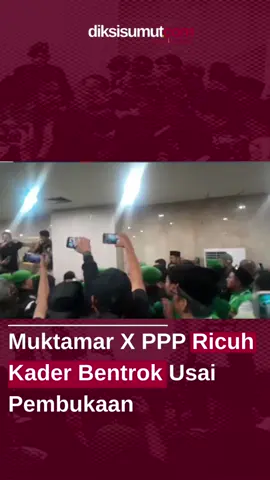 Pembukaan Muktamar X PPP di Ancol, Jakarta Utara, Sabtu (27/9/2025) sore, berlangsung ricuh. Usai acara resmi dibuka oleh Plt Ketua Umum PPP Muhamad Mardiono, para kader justru terlibat adu teriakan antara kubu 