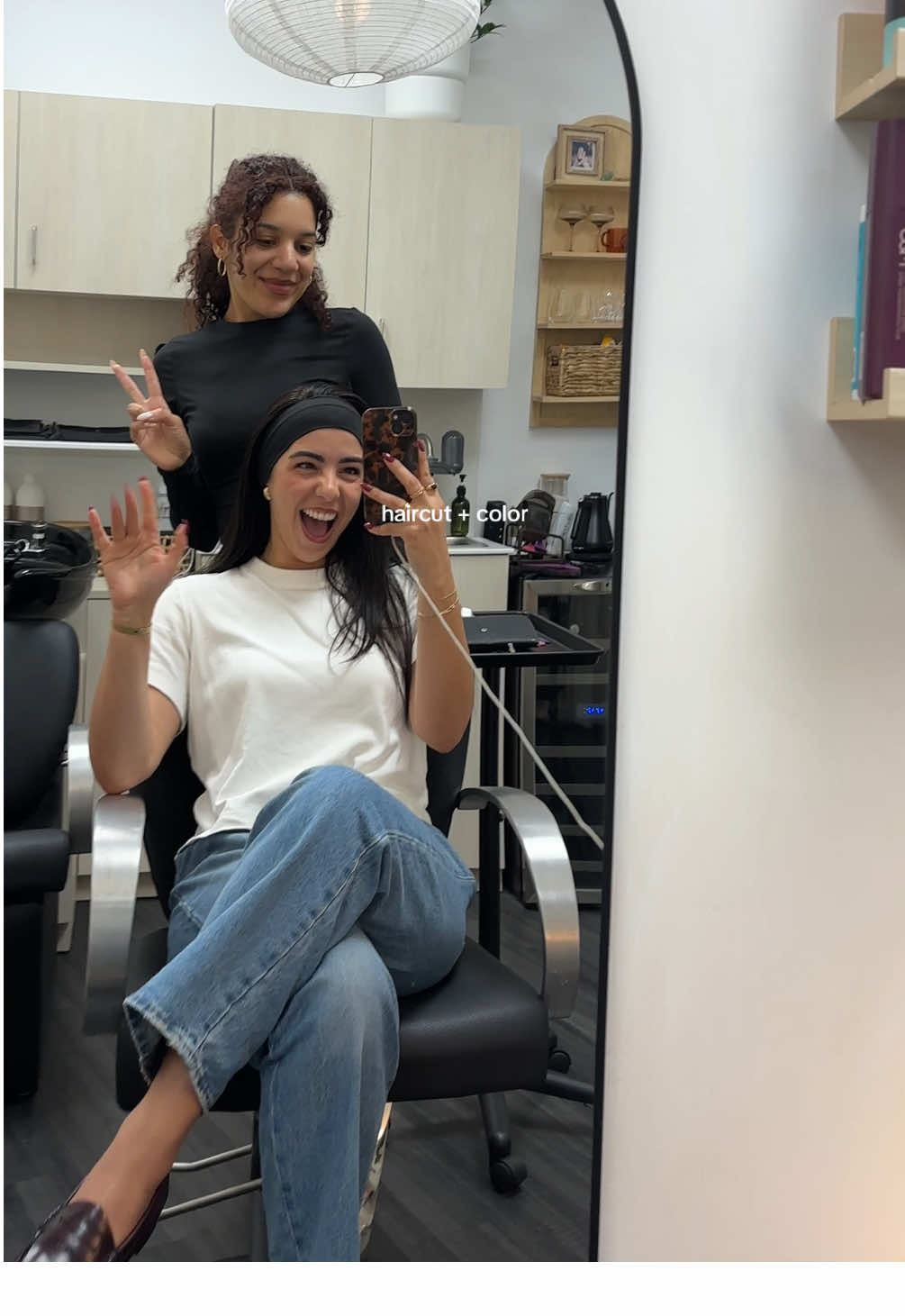back in the hair salon chair !! @Salty Sunday #hairtok #hairinspo 
