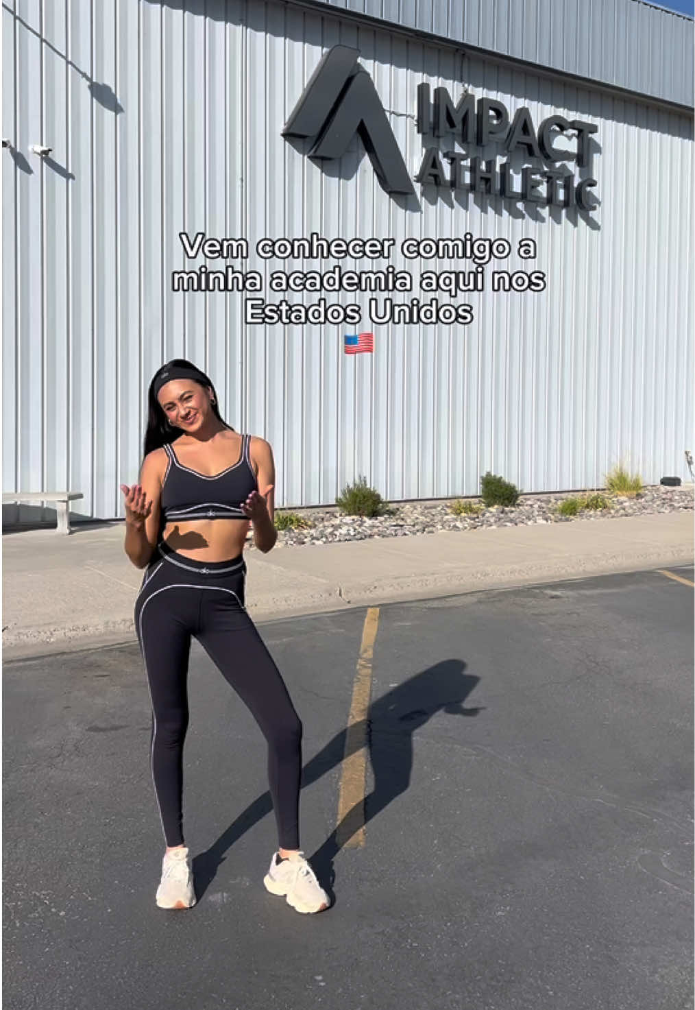Vem conhece comigo a minha academia aqui nos Estados Unidos 🇺🇸  #usa #eua #gym #academia #foryou #brasileirosnoseua #imigrantes #