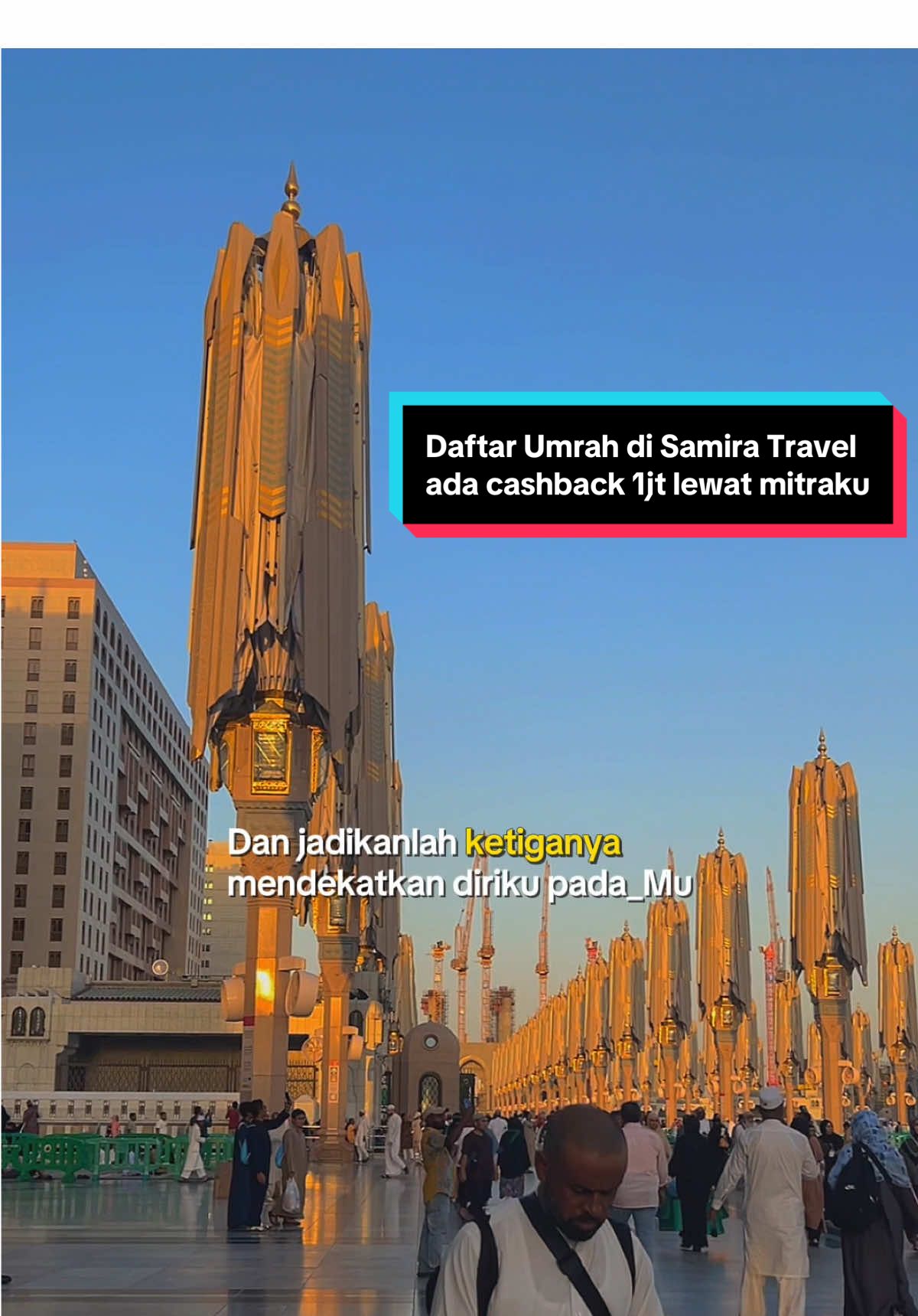 Daftar Umroh pakai Mitraku, Amanah dan bisa bayar setelah pulang 🤲🏻😇 #makkahmadinah🕋 #samira #umroh2025 