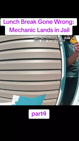 Lunch Break Gone Wrong: Mechanic Lands in Jail #cops #police #bodycam #bodycamcops #policeofficer 