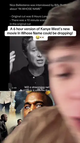 A 6 hour version of Kanye West’s new movie In Whose Name could be dropping! #kanye #kanyewest #kanyetok #yeezy #inwhosename  