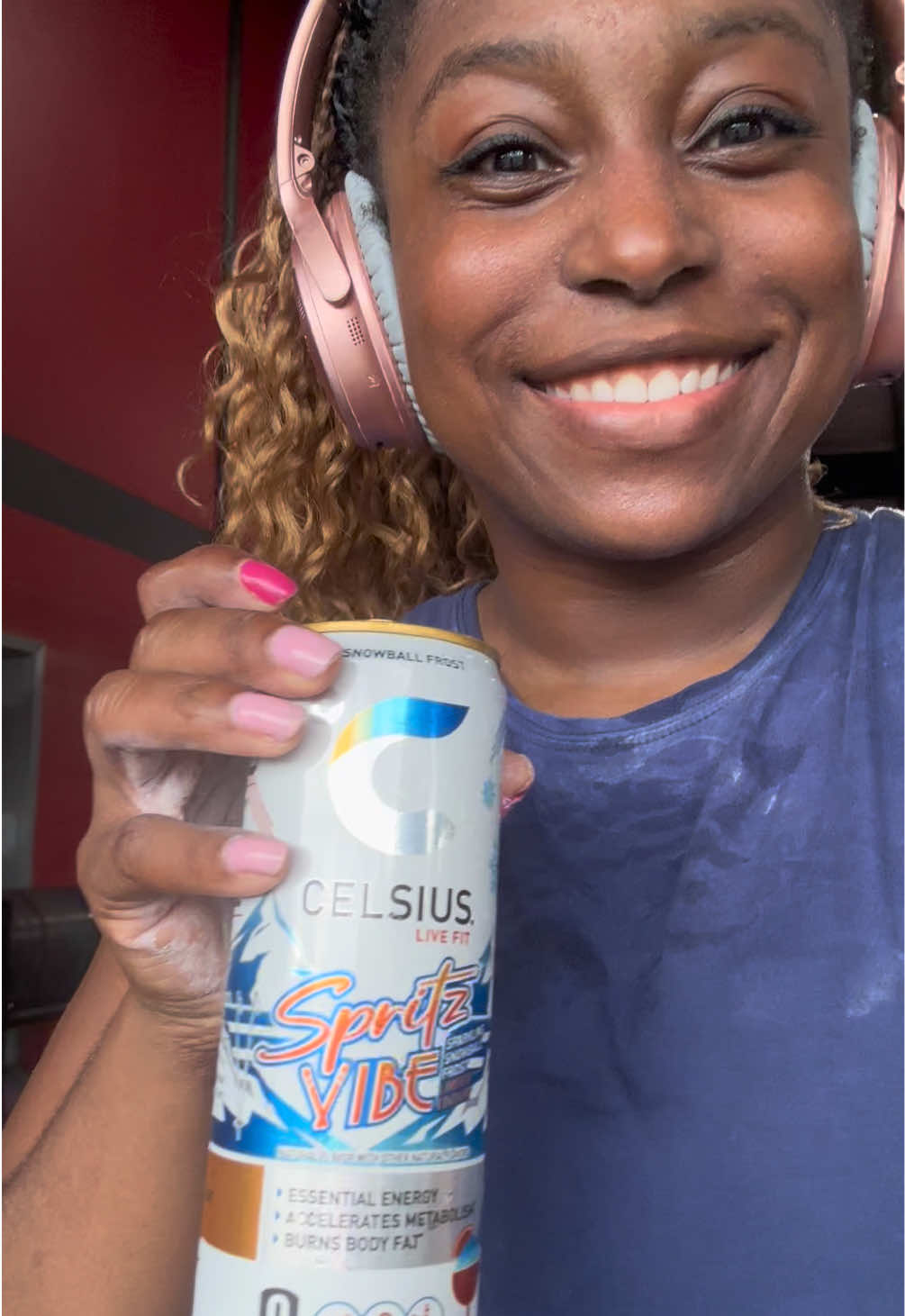 Okay but can we talk about the new @CelsiusOfficial giving The Life of a Showgirl Vibes🩵🧡💃🏽🤗✨ I love this flavor! #celsiusambassador #celsiuslivefit 