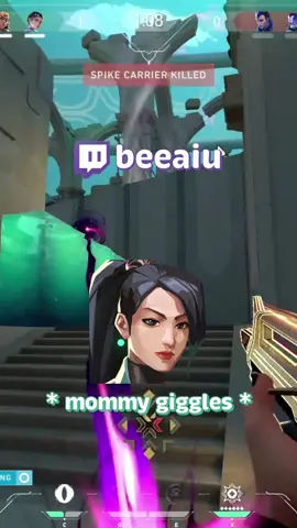i fumbled my mommy twitch: beeaiu #Valorant #valorantclips #valorantfunny #valorantgaming #valoranttok 