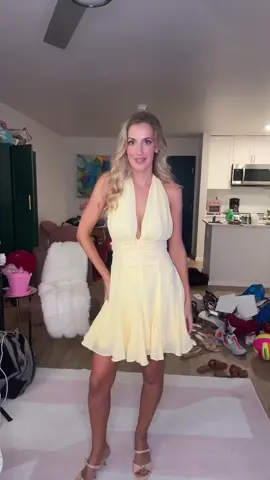 New dress- ignore the mess behind me- I’m moving