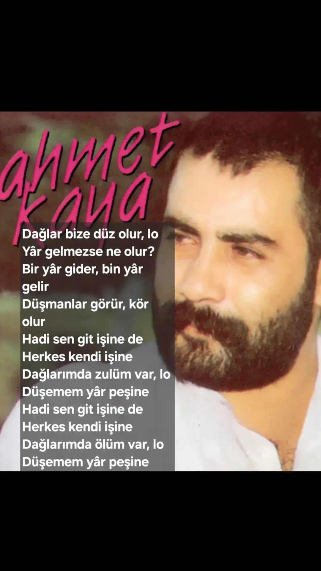 ahmet kaya herkes kendi işine şarkı sözleri #eskişarkılar #keşkfet 