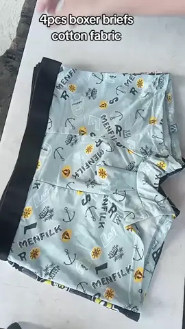 4Pcs Men's boxer briefs with personalized print #menswear #boxerbrief #boxer #foryoupage #fypシ゚ 