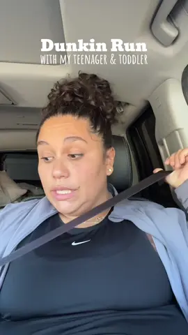 My teenager wanted Dunkin after our walk and who am I to tell her no. 😅 So to Dunkin we went..  #coffee #girlmom #dunkin #family #fyp