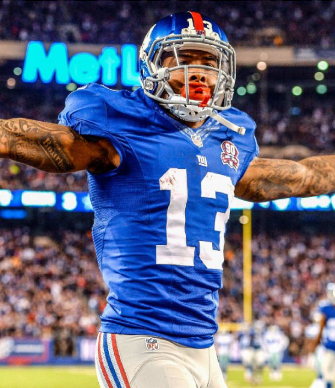 PRIME OBJ 🤩 // FULL SCREEN TRUST 👀 // #odellbeckhamjr #maliknabers #newyorkgiants #trending #nfl 