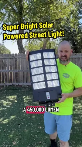 Super Bright Solar Powered Light - Easy To Install - Remote - Light Up Any Area At Night - All Weather Proof #ledlight #tiktokshopcreatorpicks #solarlight #solarlights #nightlight
