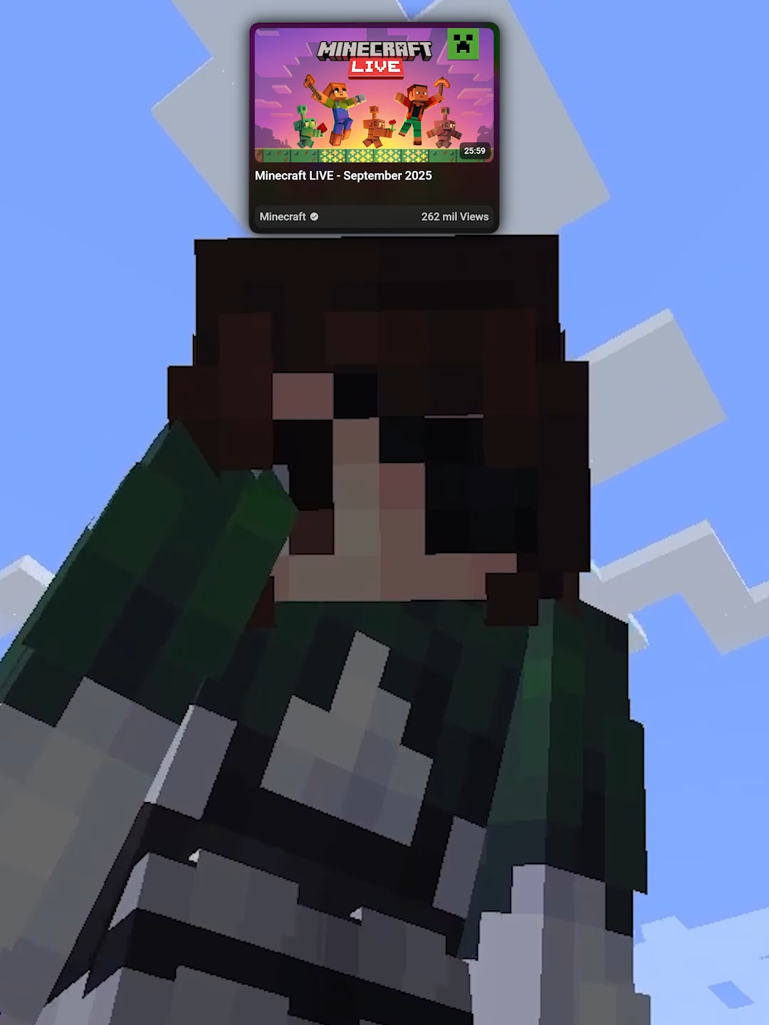 Minecraft LIVE 2025 foi braba 🔥🙏 #Minecraft