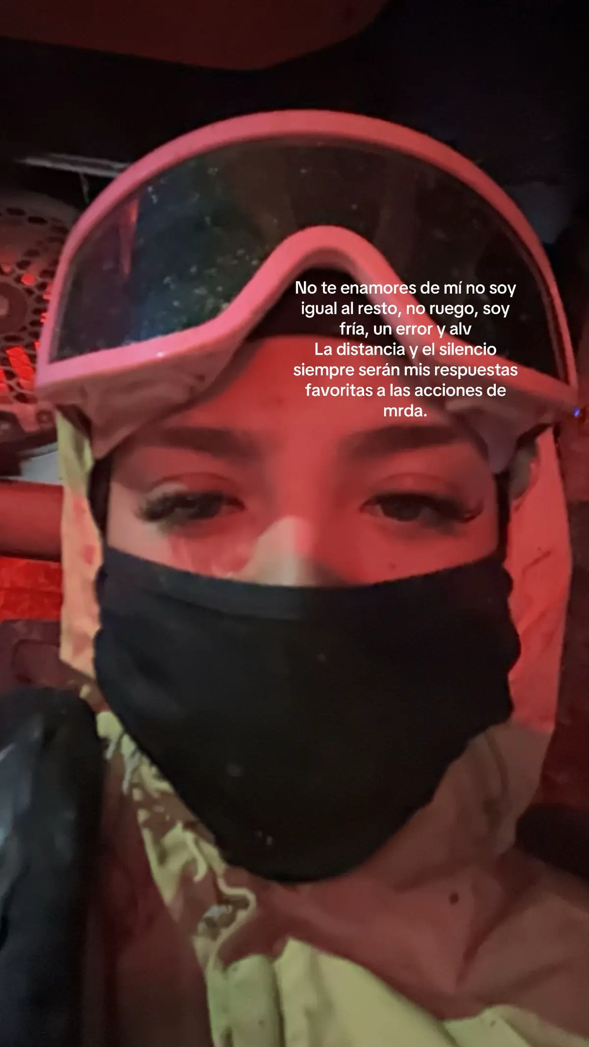 Justo así 🦦 Yo bn tranquis 