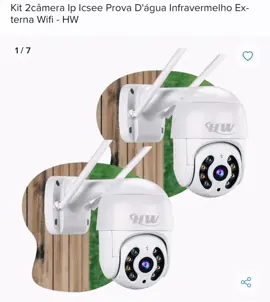 Kit 2câmera Ip Icsee Prova D'água Infravermelho Externa Wifi - HW