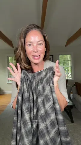 Ok it’s really hot in NY but I want to wear my fall clothes! Watch me style this plaid fall skirt for 80’degree weather in NY! #fashionover40 #fallfashion #plaid 