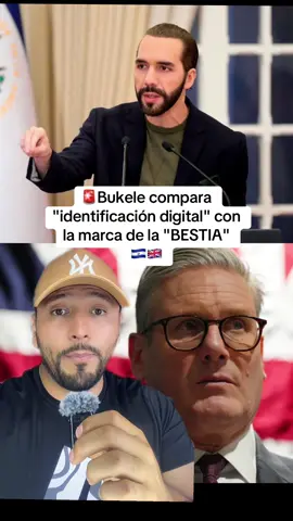 Nayib Bukele compares British digital ID to the mark of the beast #alfredomx #nayibbukele #greatbritain #digitalID #thebeast  