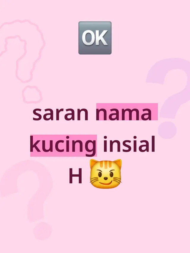 SARAN NAMA 😭