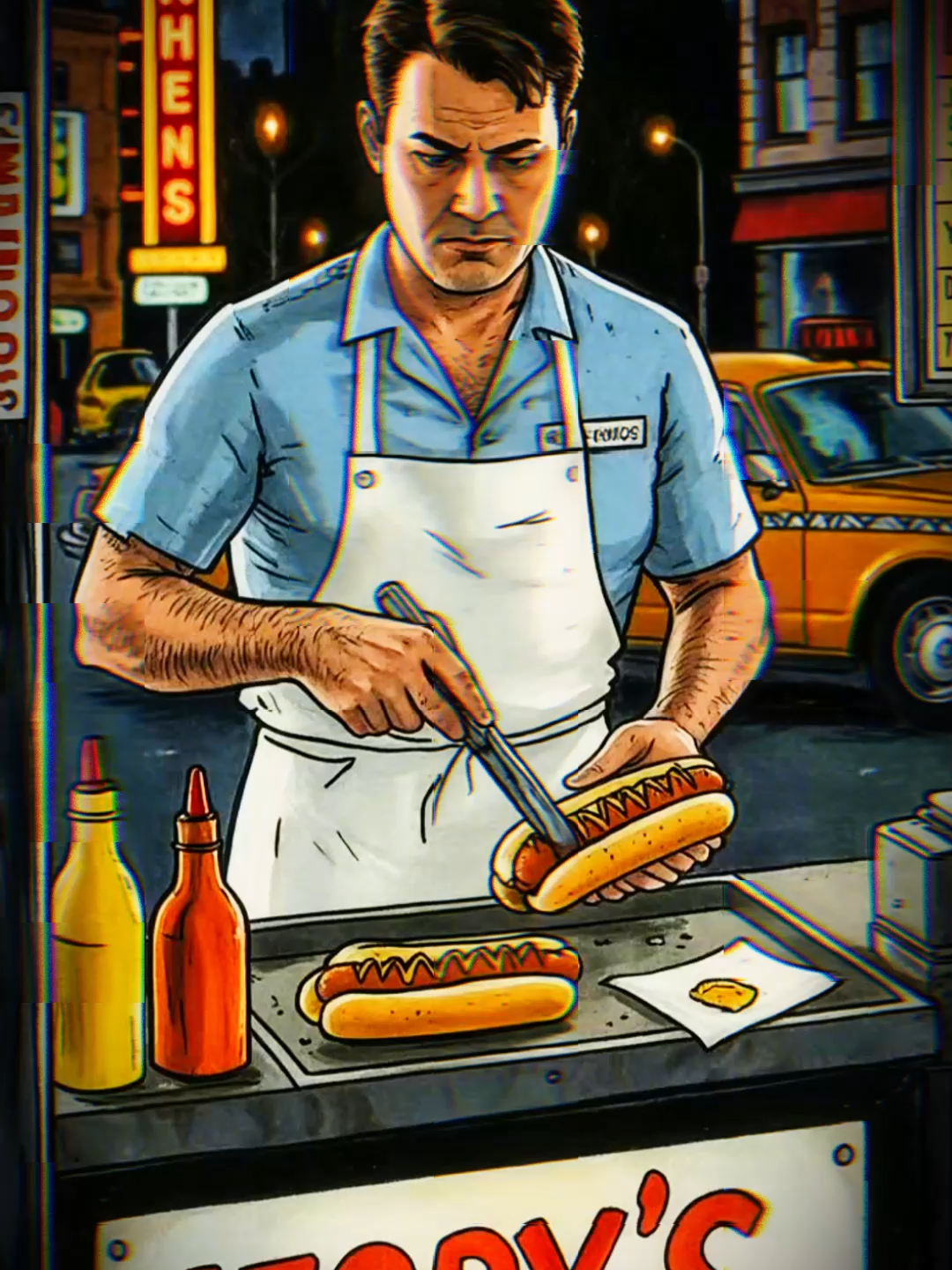 El rey de los perros calientes.🌭 #horrorstory #scarystories #historia #movie #Terror